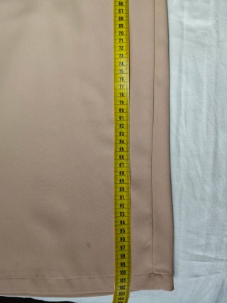 Pantalón vestir recto mujer beige Shein
