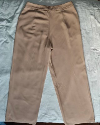 Pantalón vestir recto mujer beige Shein
