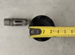 Silenziatore attacco rapido + flash hidder asg