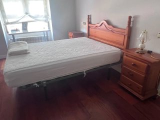 Cabecero de madera rústico para cama