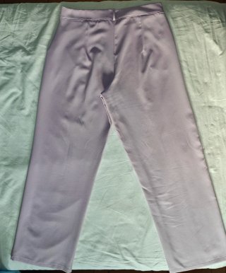 Pantalón recto lila mujer SHEIN