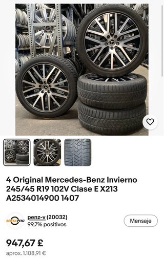 Llantas 19 Mercedes GLC 43 AMG