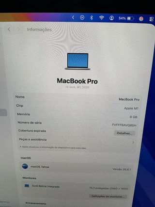 MacBook Pro M1 13” (2020) / 8Gb RAM / 512Gb SSD