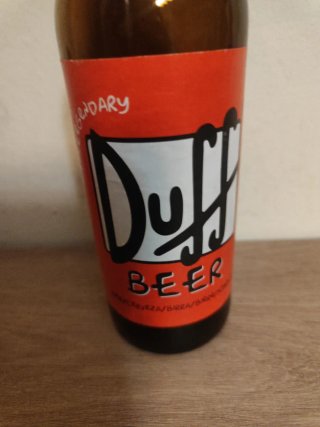 Botella Cerveza Duff Hommer Simpson