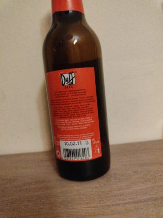 Botella Cerveza Duff Hommer Simpson