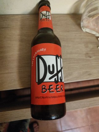 Botella Cerveza Duff Hommer Simpson
