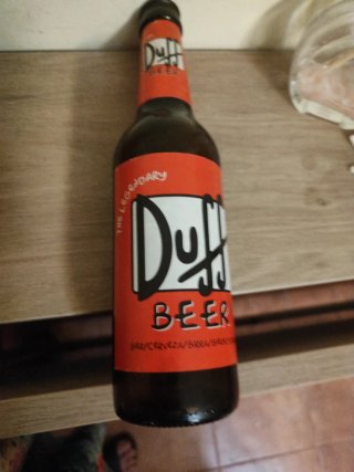 Botella Cerveza Duff Hommer Simpson