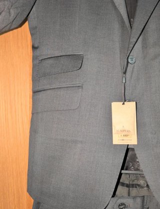Traje Formal Hombre Gris Oscuro