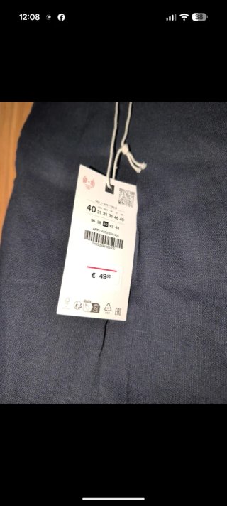 Pantalón de vestir negro caballero