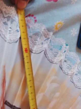 Abanico gigante con puntilla