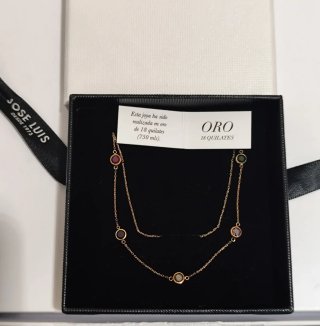 Cadena Oro 18k Multicolor