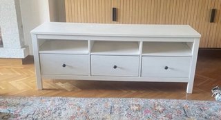 Mueble TV Ikea Pino Blanco