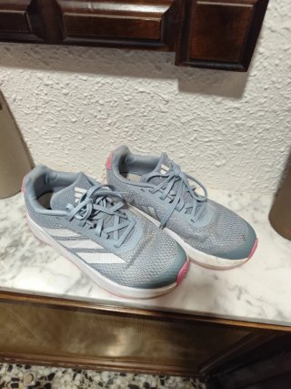 Zapatillas Adidas Azul y Rosa