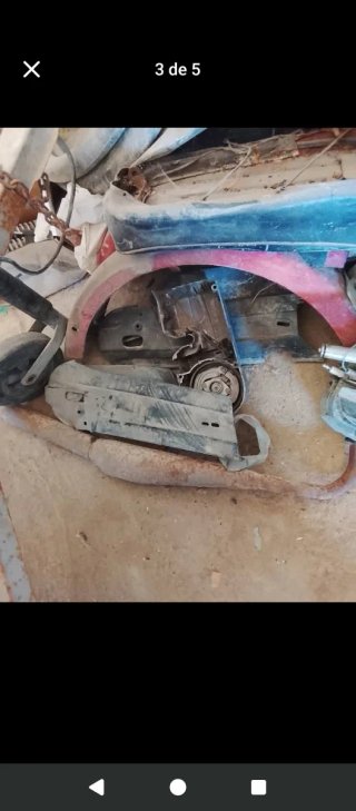 Derbi Variant Roja - Chasis