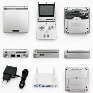 Nintendo Game Boy Advance SP Plata