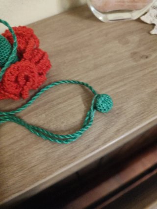 Artesanía Ganchillo Clavel Portadedales