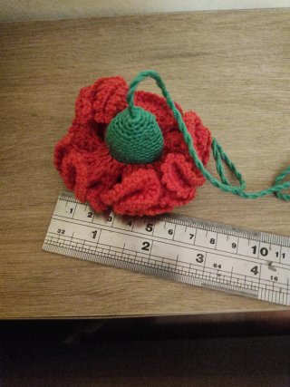 Artesanía Ganchillo Clavel Portadedales