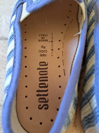 Espadrillas Settenote bambina a righe