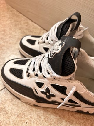 Scarpe Louis Vuitton Skater Nere Bianche