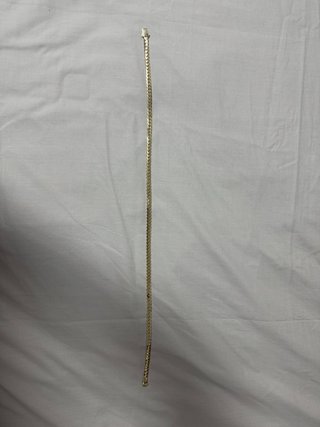 Cadena cubana de oro con cierre de diamantes
