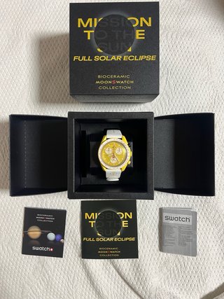 Omega x Swatch Mission to the Sun Solar Eclipse