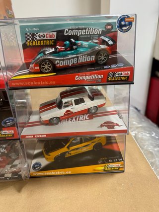 Scalextric Coches club varios años nuevos