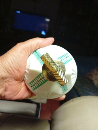 Juego de tocador de cristal opalino y metal