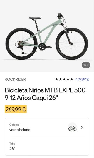 Bicicleta Rockrider Mint