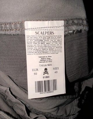 Pantalón Vaquero Gris Caballero Talla 50
