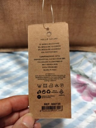 Borsa iuta mille colori