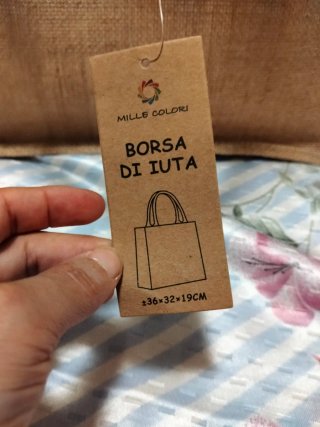 Borsa iuta mille colori