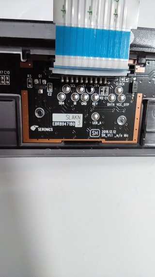 Botón Power y WiFi LG 75NANO906NA