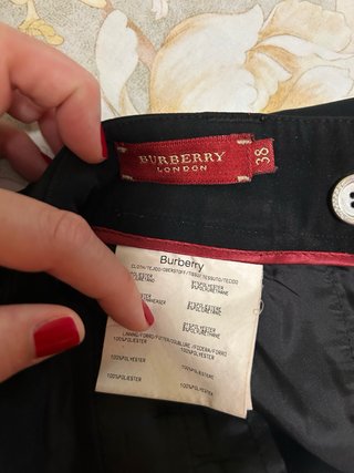 Traje de chaqueta Burberry negro