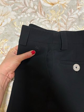 Traje de chaqueta Burberry negro