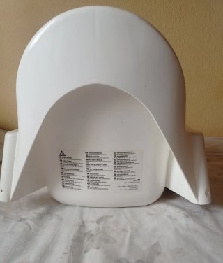 Trona Ikea Antilop con cojín reductor y funda