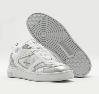 Zapatillas Calvin Klein Talla 40 Plata y Blanco