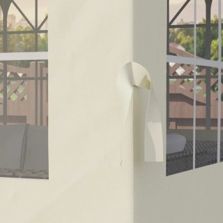 Paredes laterales carpa Outsunny 3x3 Beige