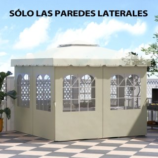 Paredes laterales carpa Outsunny 3x3 Beige