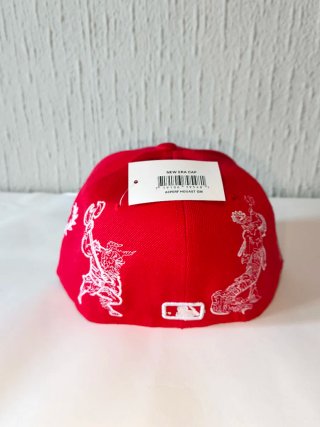 Gorra New Era NY mitología Roja 59FIFTY 7 3/8 Y2K