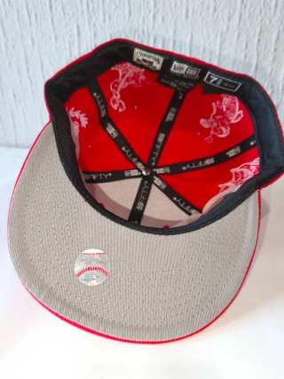 Gorra New Era NY mitología Roja 59FIFTY 7 3/8 Y2K