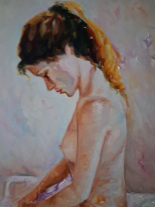 Cuadro de mujer desnuda