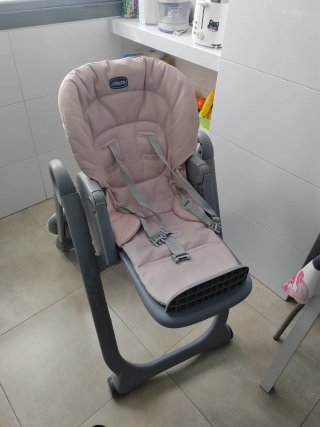 Trona Chicco color gris y rosa