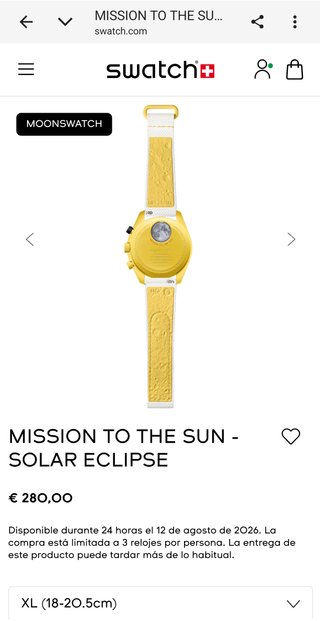Swatch Moonswatch Solar Eclipse Ed. Limitada