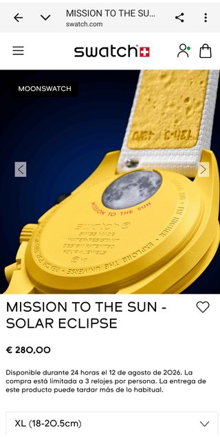 Swatch Moonswatch Solar Eclipse Ed. Limitada