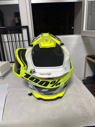 Cascos Enduro verde fosforito