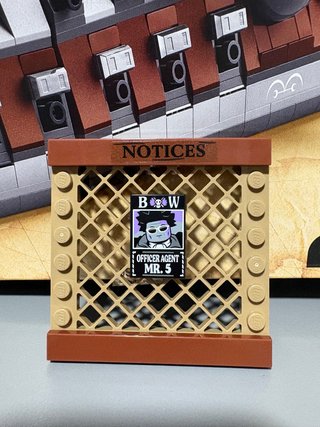 Póster Lego One Piece Mr. 5
