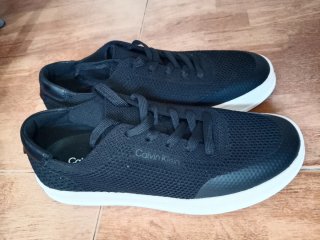 Zapatillas Calvin Klein Mujer Negras Blancas