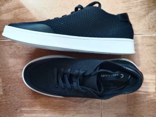 Zapatillas Calvin Klein Mujer Negras Blancas