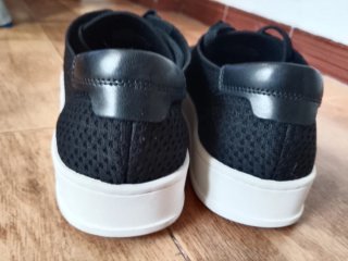 Zapatillas Calvin Klein Mujer Negras Blancas