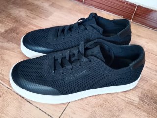 Zapatillas Calvin Klein Mujer Negras Blancas